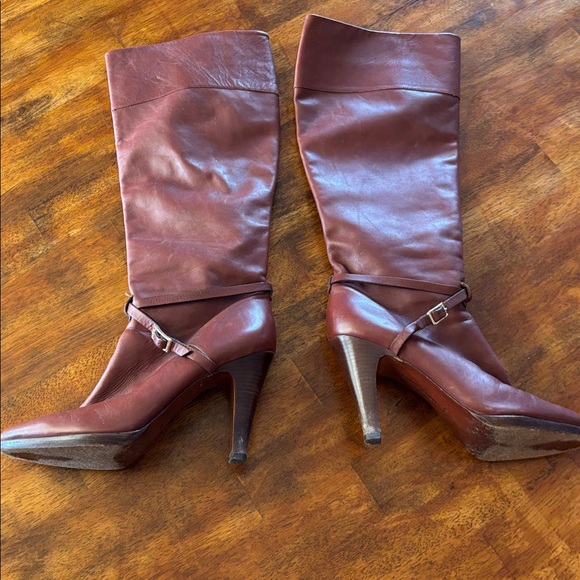 Banana Republic Shoes - Banana Republic Rich Brown Heeled Boots